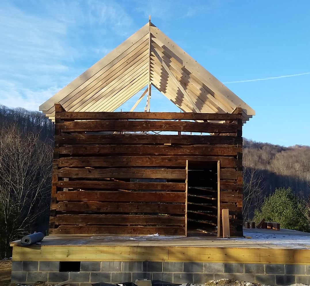 Tobacco Barns – Old Log Cabins